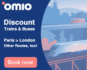 Omio - Discount Train Tickets; Paris to London