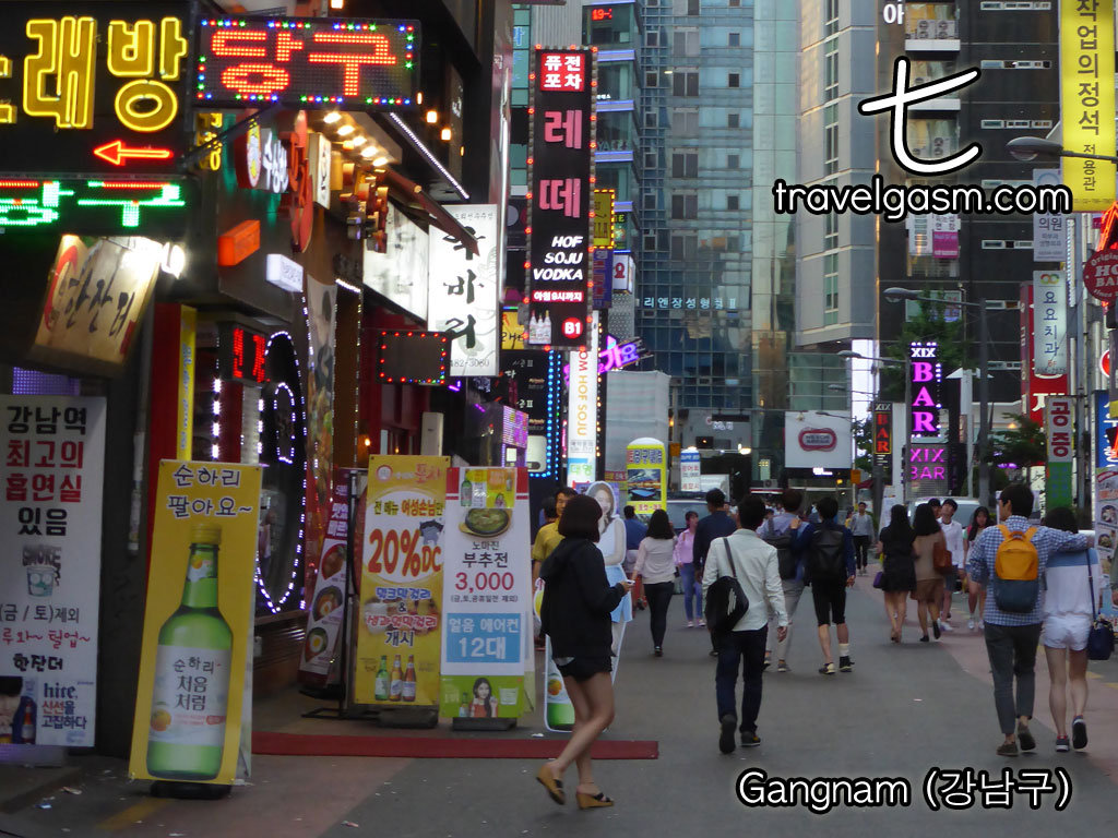 Seoul Travel Photography, Gangnam Alley Bars