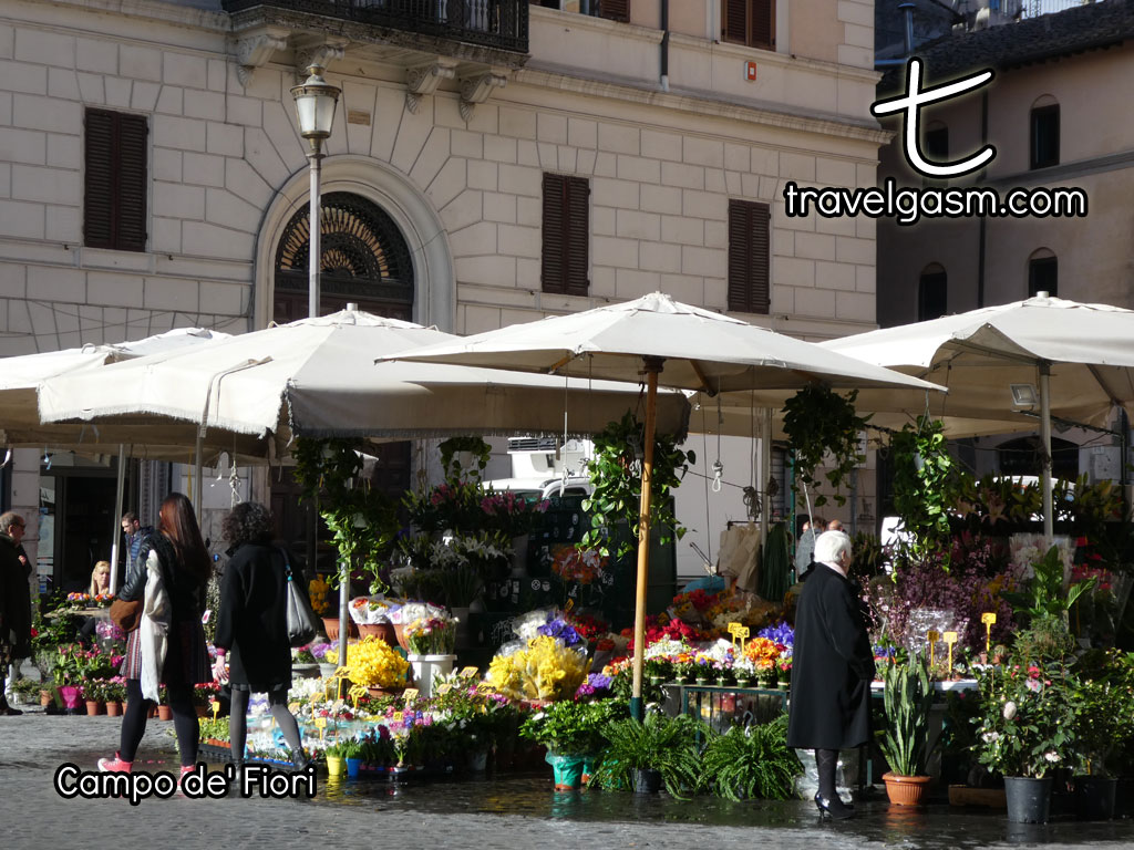 A famous market in central Rome.