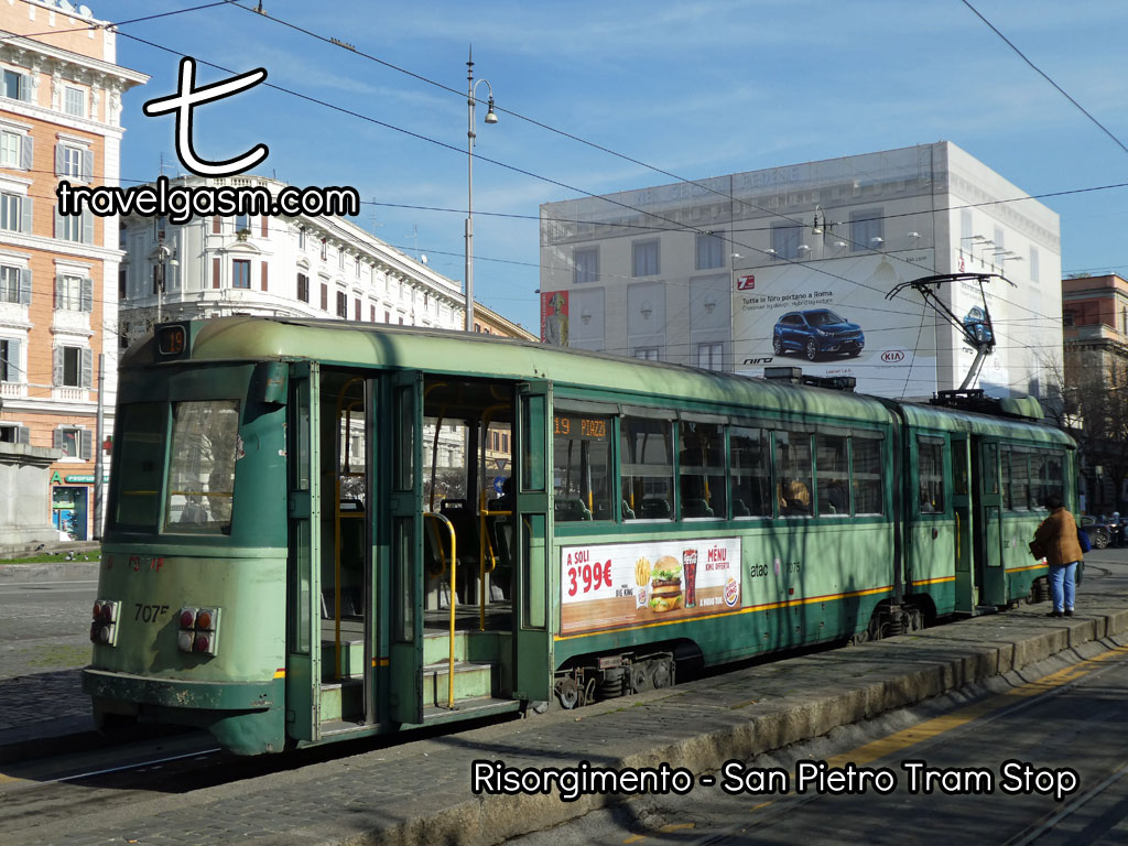 Rome still has some truly vintage trams in operation.