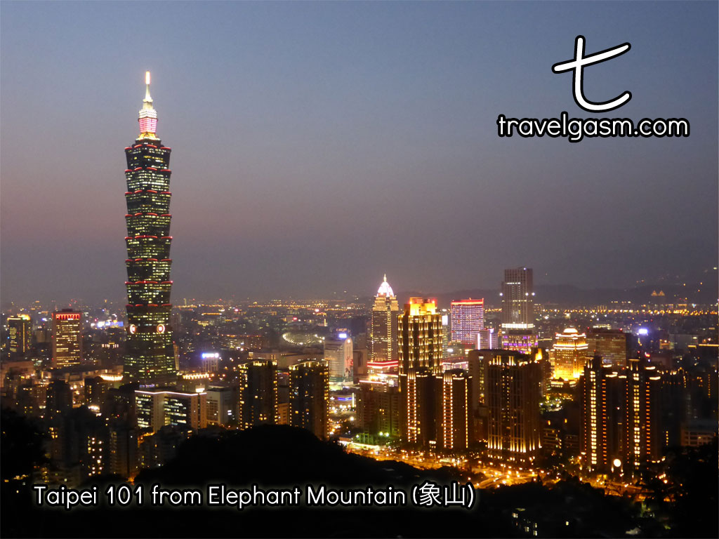 Taipei 101 - View from Elephant Mountain, Taipei, Taiwan