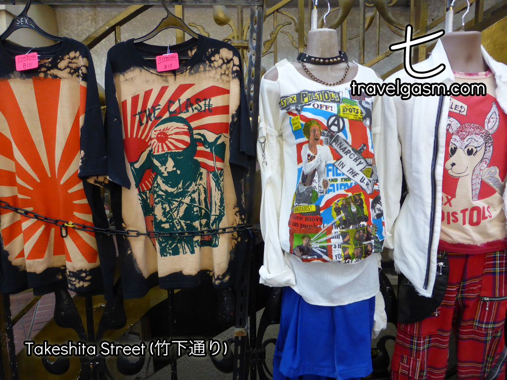 Although fashions change nearly daily, there still are some punk shops in Harajuku.